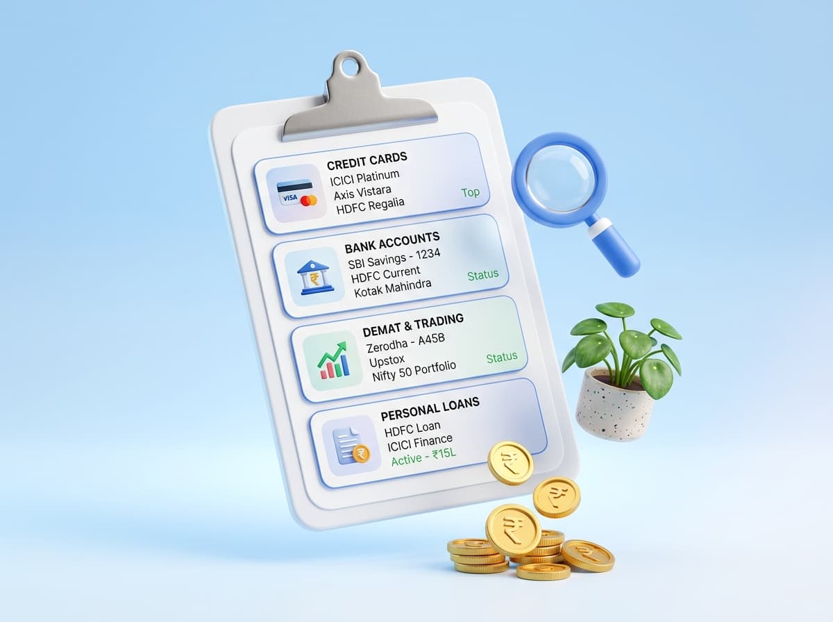 Explore all verified earning categories including credit cards, bank accounts and demat